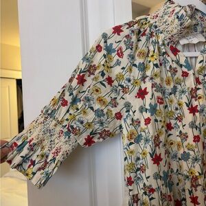 Tuckernuck Floral Mini Dress - Red, Yellow, Blue